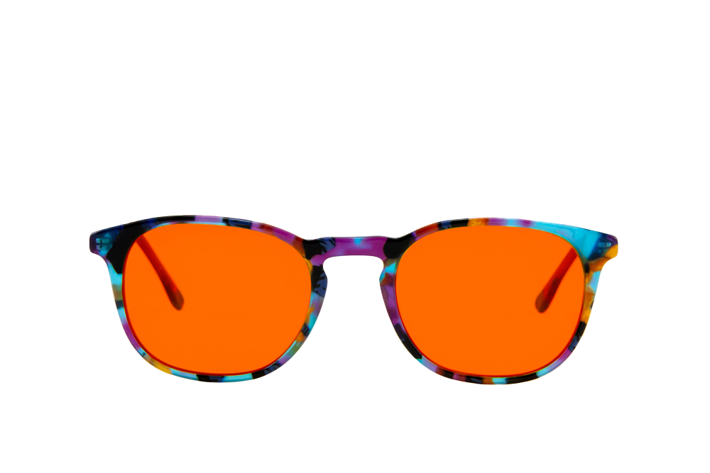 Elsa Blue Light Blocking Glasses Front View