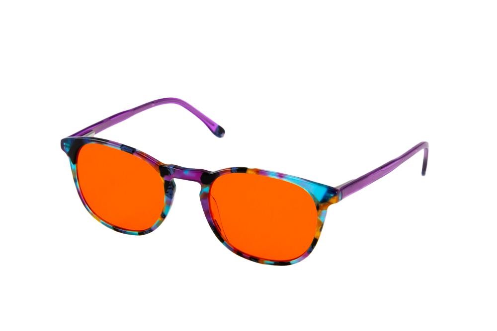 Elsa Blue Light Blocking Glasses Angled View