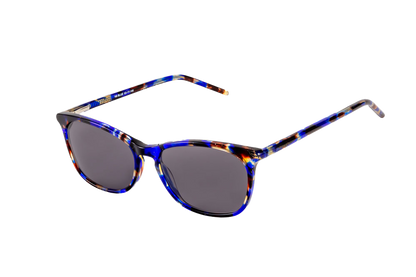 Galaxy Sunglasses Readers (Grey) Angled View